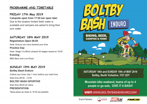 boltby bash 2019 programme timetable